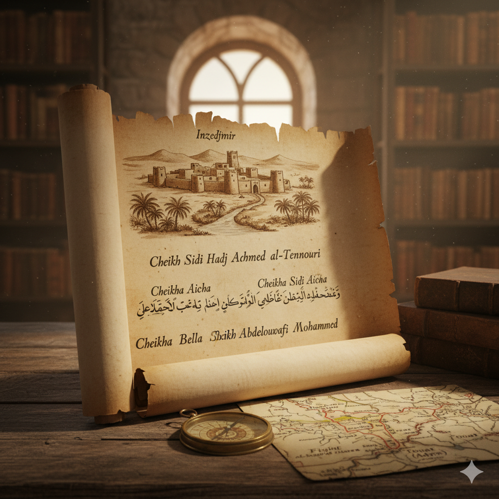 الرجل اللغز الشيخ الحاج أحمد التّنوري الزياني الودغيري الإدريسي الأنْزَجْمِيرِي التَوَاتِي